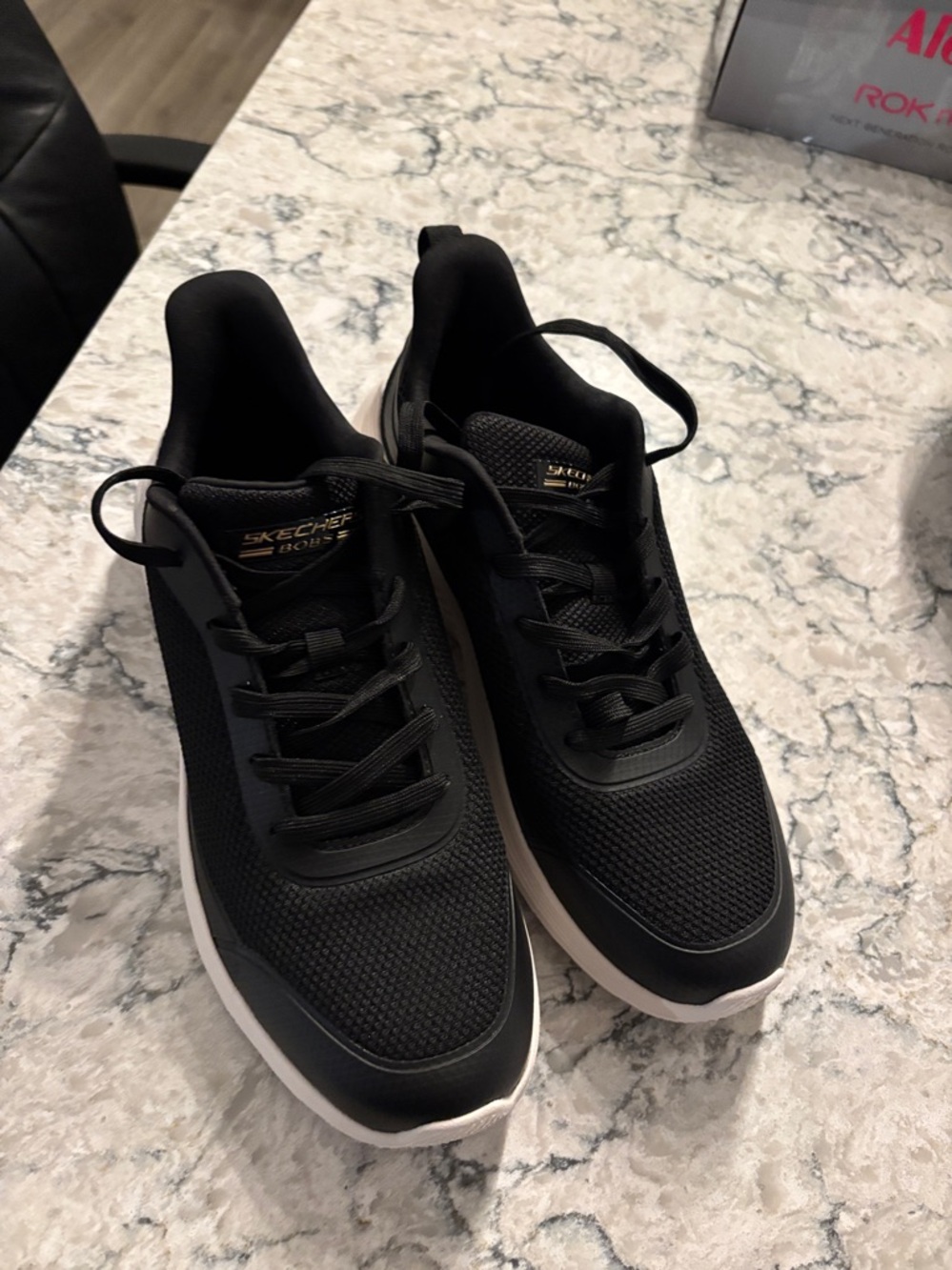 BOBS from Skechers Black Sneakers with White Sole - Picture 5 of 5